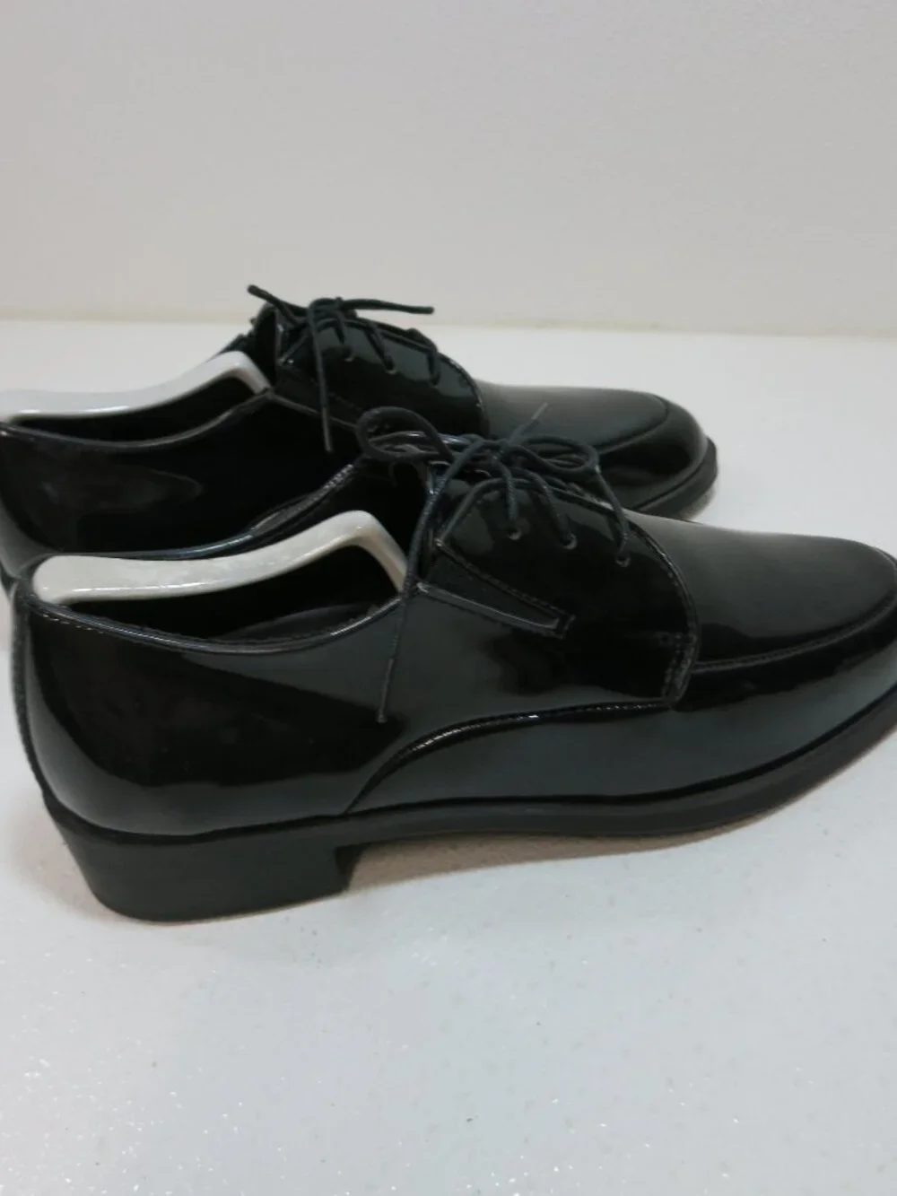 Pronto-Uomo Patent Leather Dress Oxfords Men's Comfort Dress Footwear Sz 8.5 D